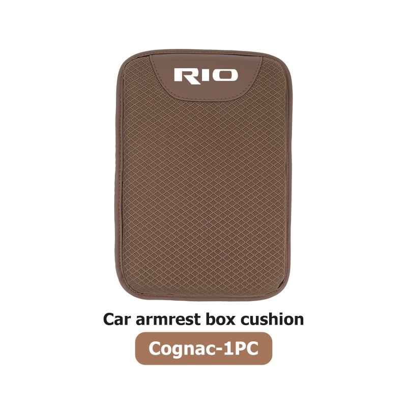AABIW1 Car Center Console Box Ice Silk Protector Pad Armrest Pad Non-slip Mat For KIA Ceed Rio K5 K2 Optima Cerato Venga Sedona Forte