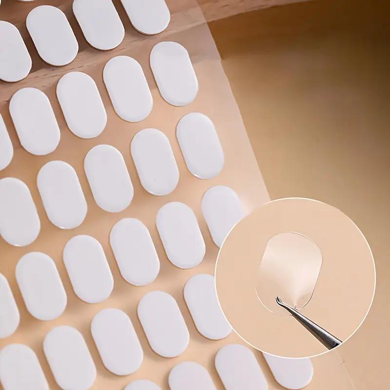 LINMANDA 100/300PCS Nail Art Display Stand Double-Sided Nail Tape Transparent Sticker for Art Practice Design Display Rack