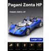 1/24 Pagani Zonda HP Barchetta Лимитированная серия кабриолет Суперкар Сплав Металл Литье под давлением Модель автомобиля Независимый DIY Дизайн Подарки