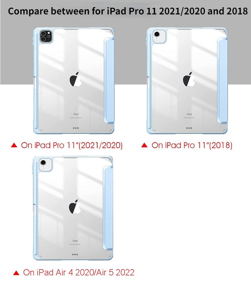 Чехол для iPad Air 4 Air 5 2022, чехол для iPad Pro 12,9, 11, 2021, 2020, для iPad 10-го поколения, чехол 9,7, 10,2, 7, 8, 9, пеналы