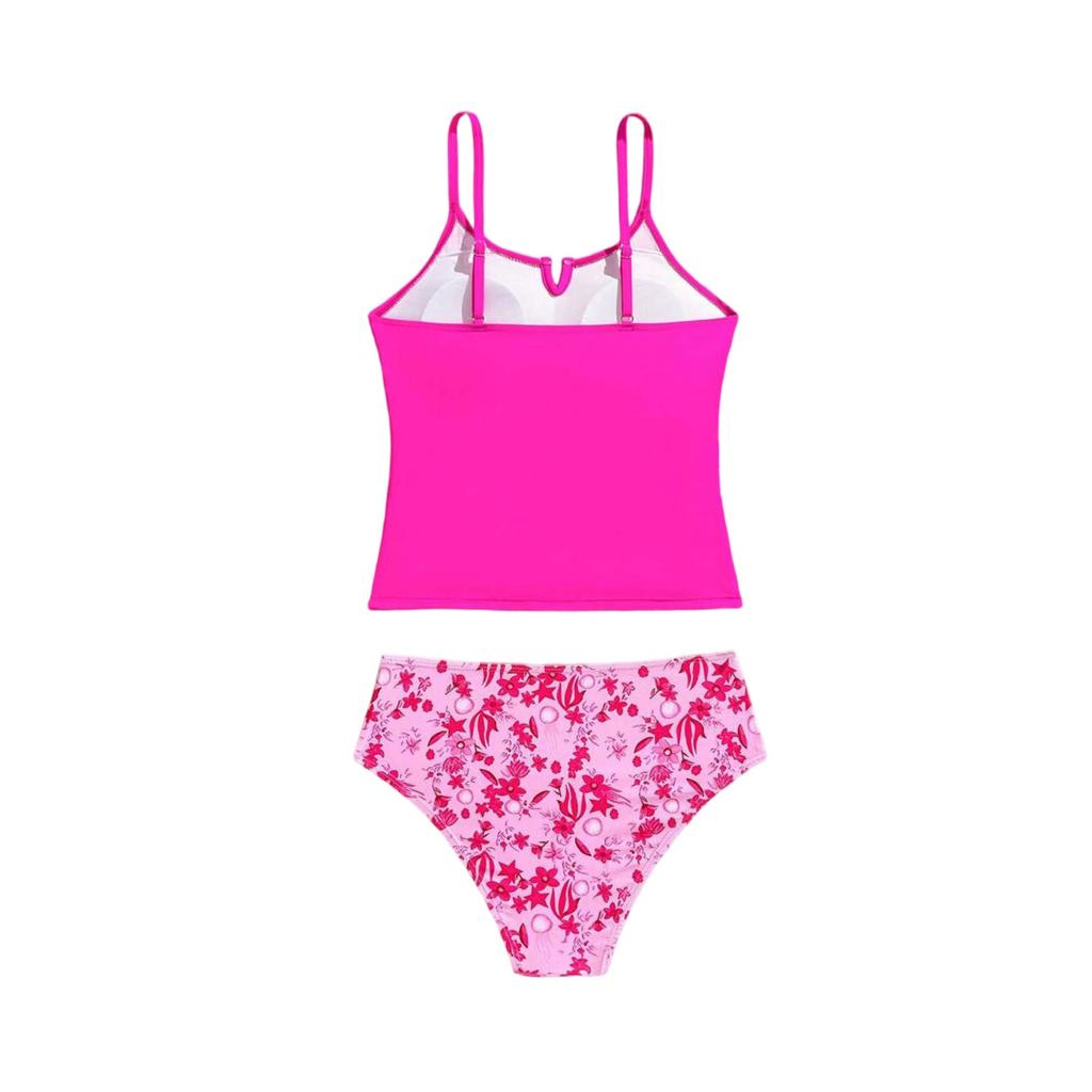 Девичий Бикини Комплект - Подростковый Купальник Раздельный Комплект Верх и Низ Подростковый Двухсекционный Купальник Для Девочек