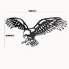 Bald Eagle Metal Wall Art Outdoor Décor Black Metal Birds for Yard Ideal for Arts & Crafts and Window Treatments Stylish Home