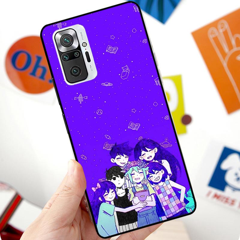 Чехол для игры Omori для Xiaomi Redmi Note 12 Pro 11 8 9 10 Pro 9S 10S 11S 12S Redmi 12C 10C 9C 10A