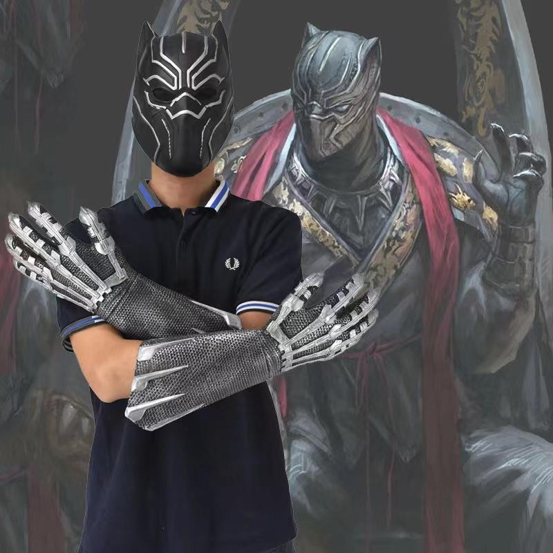 Black Panther Mask Helmet Marvel Movie Merchandise cos Halloween props ghost face cosplay