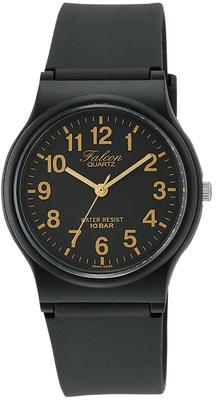 Часы Citizen Falcon Аналоговые 10 АТМ Водонепроницаемые Черные Q&Q VP46-853, Устойчивые,