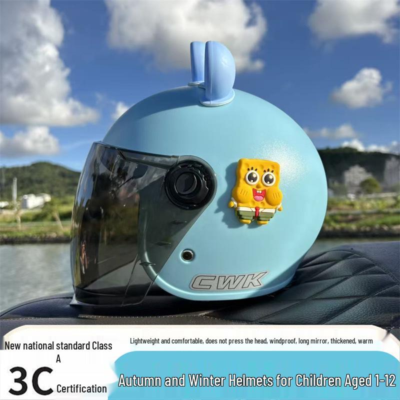 Детский шлем с сертификатом 3C (Возраст 1-12 лет) для Осени/Зимы - Подходит для Электросамокатов
