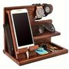 Mobile Phone Holder, Desktop Storage Rack, Docking Station, Bedside Table Storage Box, Coffee Table Storage Box, Dad and Husband Gifts,