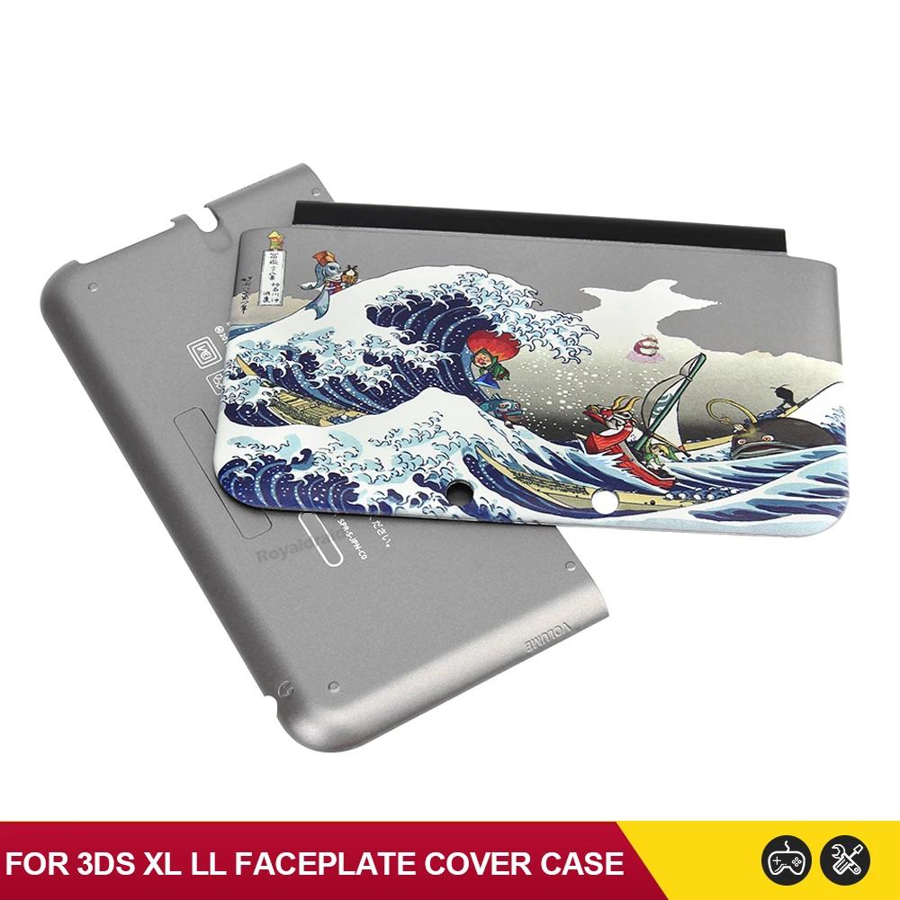 Сменная лицевая панель, чехол для консоли 3DS XL 3DS LL, корпус, верхняя и нижняя крышка корпуса для игровых аксессуаров 3DS XL LL