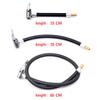 Motorcycle Bike Tyre Inflator Hose Quick Connection Nozzle MTB Bike Inflatable Air Pump Extension Tube Adapter Locking Air Chuck