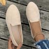 Single Shoes Women's Spring and Autumn New Casual Flat Bottom Pointed Head One Pedal