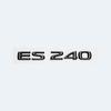 ABS Letters ES200 ES240 ES250 ES300h ES350 Glossy Black Emblem Car Trunk Badge Modified Upgraded Sticker for Lexus ES Series VH6