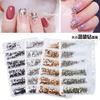 Flat Bottom Rhinestone Nail Drill Diy Nail Mobile Phone Case Sticker Drill, Jewelry Accessories, Bag Size Mixed Nail Drill