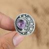 Серебро 925 пробы Аметист Африканский Драгоценный камень День рождения Бохо Обещание Февраль Кольцо