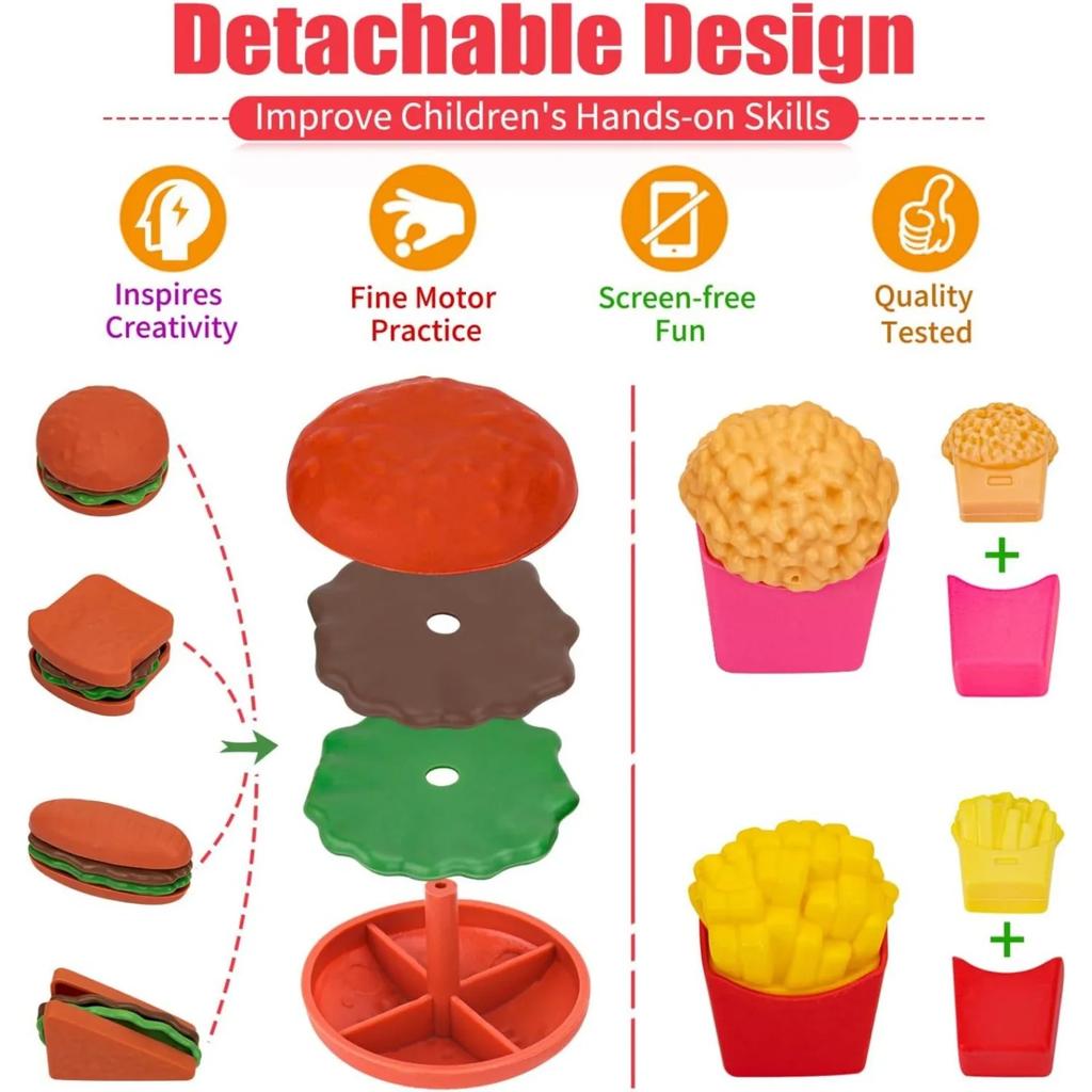 Play Kitchen Accessories Kids Kitchen Playset with Kids Pots Pans Playset Food Fruit Veggies, Kitchen Toys, Cooking Utensils Toy