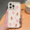 Совместимо с чехлом для iPhone 17 Pro Max, iPhone 11 Милый 12/13 PRO, Рождественский 14/15/16 мягкий