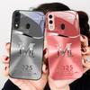 Градиентный желтый буква М Для Samsung A20 30 22 23 24 25 26 31 32 A33 34 35 42 50 51 52 53 54 55 56 70 71 72 73 стеклянный чехол для телефона