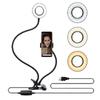 1PC Filling Light Live Stream Bracket Clip Mobile Phone Beauty Filling Light Live Streaming Host Desktop Learning Reading Desk Lamp Manicure Light