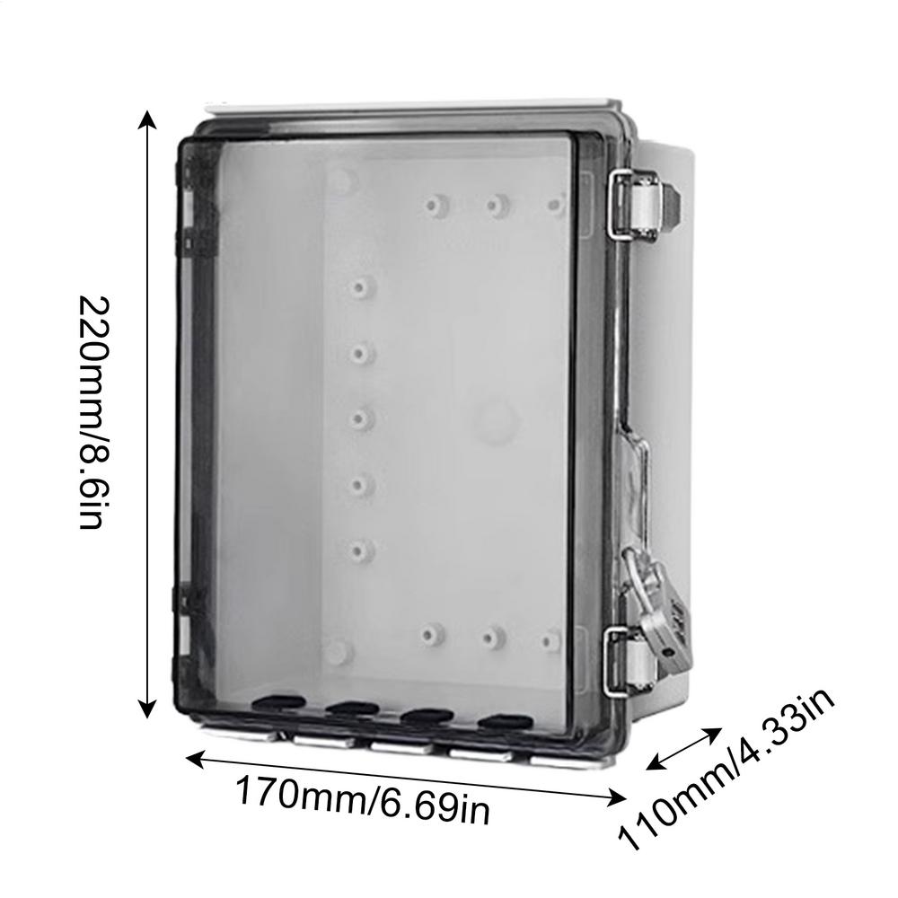 Наружный socket box крышка для защиты зарядки аккумулятора автомобиля плата с розетками водонепроницаемый ящик защита от дождя ящик с замком