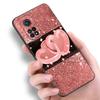 Love Rose Gold Style Phone Case For Xiaomi Mi 10T 11i 11T Note 10 11 Lite NE F1 POCO F3 M3 X3 GT NFC M4 X4 Pro 5G Black Cover
