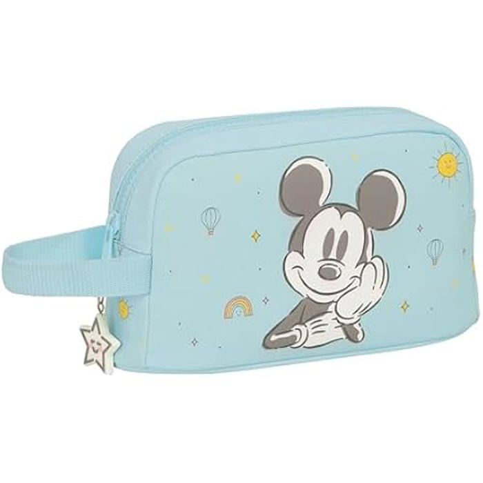 Porte-petit-déjeuner thermique safta - mickey et ses amis - qualité et résistance maximale - 21,5 x 6,5 x 12 cm