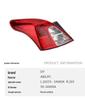 Совместимо с 2011 Nissan Sunny: Левый задний фонарь (красный) L:26555-3AW0A / Правый задний фонарь (белый) р:26550-3AW0.