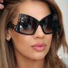 Vintage Big Frame Sunglasses Woman Luxury Brand Sun Glasses For Female Butterfly Oversized Uv400 Eyeglasses Oculos De Sol