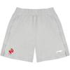 Li Ning CBA Летние Дышащие Влагоотводящие Хлопковые Свободные Тренировочные Шорты для Баскетбола Унисекс шорты Белый-Березовый-Серый AKSV833-2