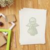 Metal Mold for DIY Supplies Metal Cutting Die Angel Girl Handsize Simple Mold Fine Made DIY Embossing Paper Dies