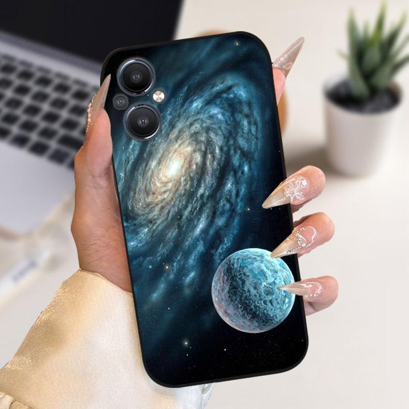 For Oppo Reno 7 8 Lite Reno7 Z 5G Case F21 Pro 5G CPH2341 Stylish Painted Cover Soft Silicone TPU Phone Cases For Oppo A96 5G