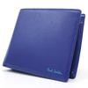 Blue Colorful Classic Bifold Wallet with Light Blue Line Inside PSC104-30