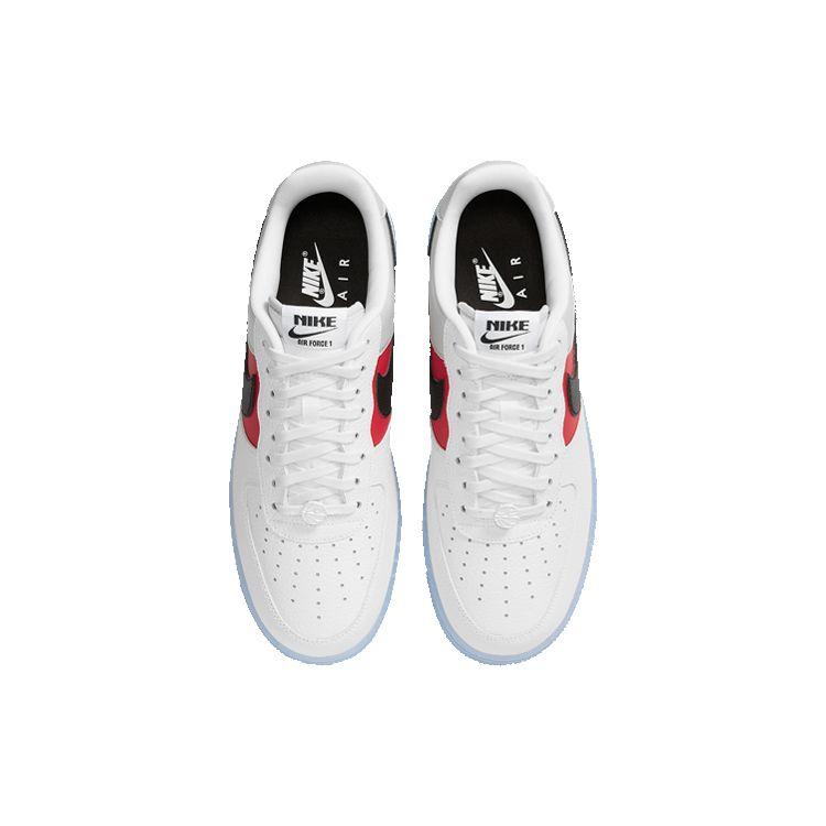 Nike Air Force 1 '07 LV8 EMB Мужские Белый Vast Grey University Red Черный CT2295-110