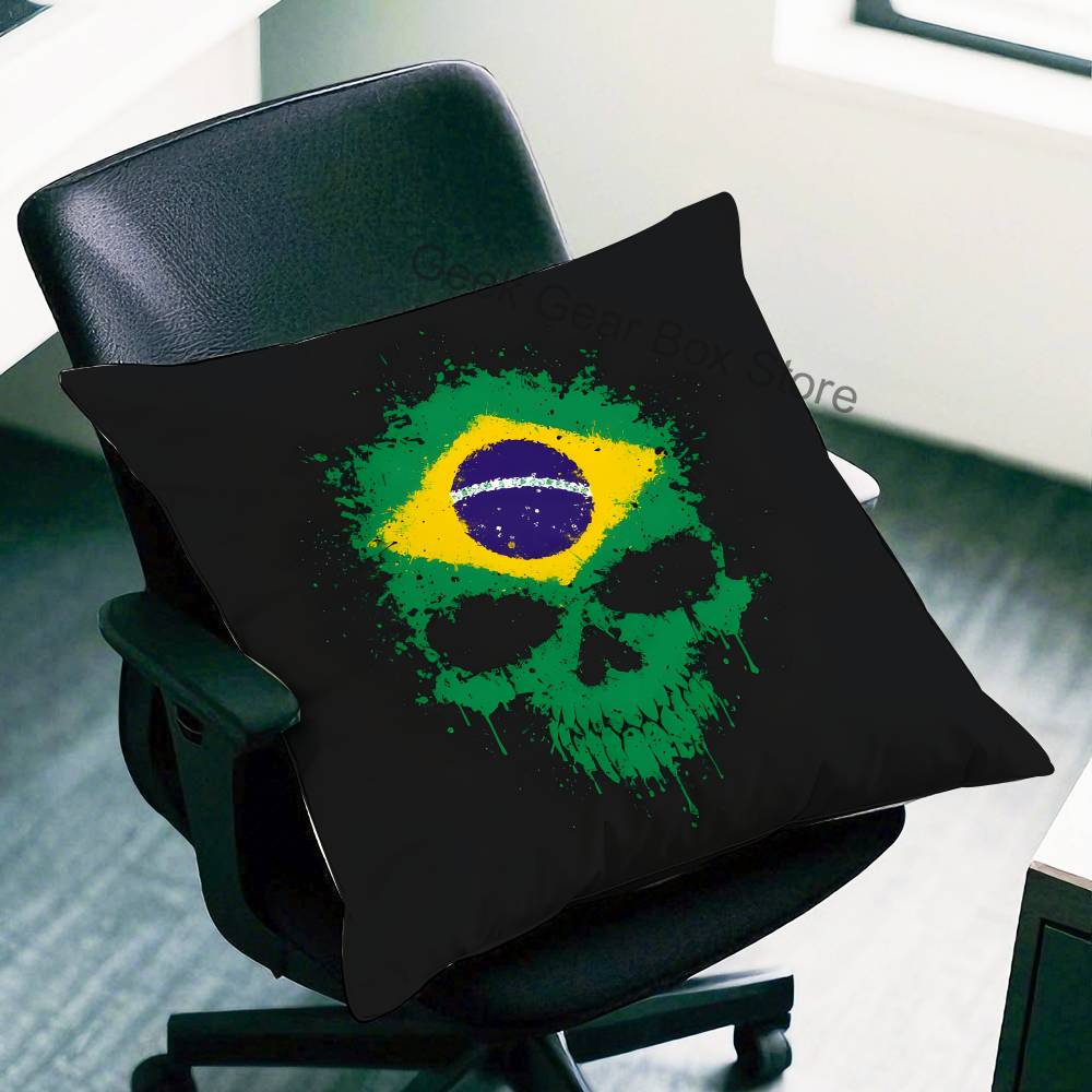 Rio De Janeiro-Brazi Anime Celebrity Merchandise All-Match Printed Pillow Case Sofa Car Office Room Decoration Protector