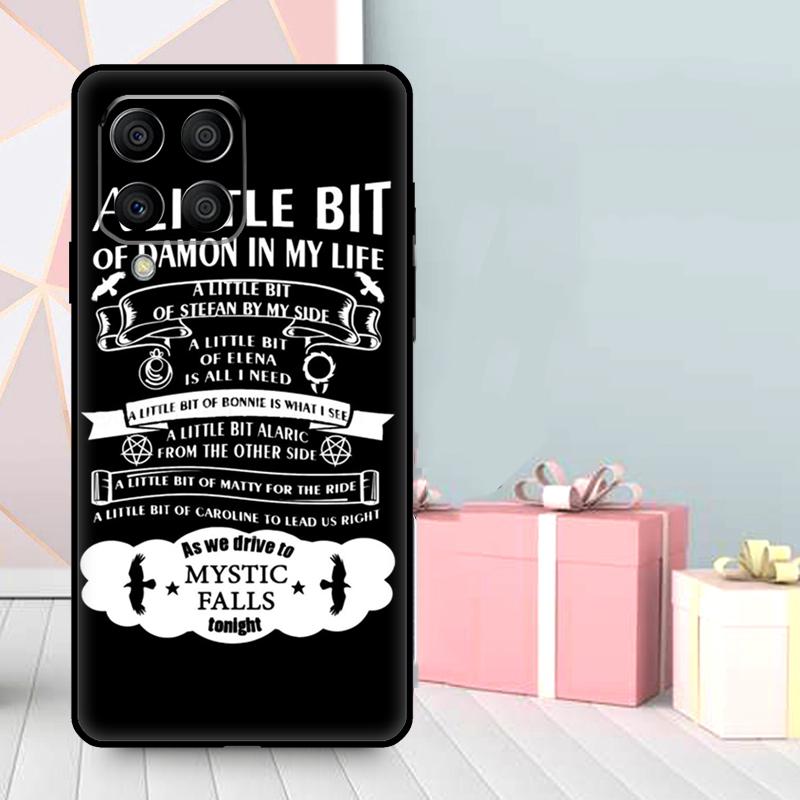 Чехол The Vampire Diaries Mikaelson для Samsung Galaxy M56 M52 M32 M53 M16 M11 M21 M31 M35 M12 M13 M14 M15 M36 M55 M34 M54