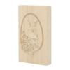 Деревянная форма для печенья с легким извлечением, многоразовая, моющаяся, с резьбой, штамп-пресс для печенья для домашней кухни, выпечки