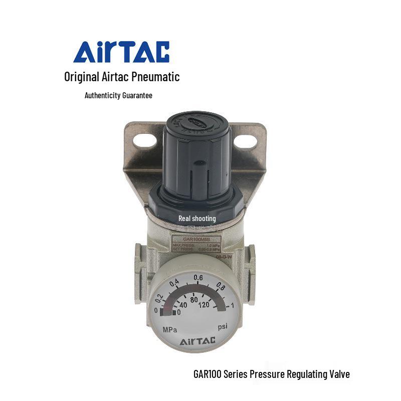 AirTAC Mini Pneumatic Pressure Regulating Valve GAR100-M5/06-S/L-N-G/T-K