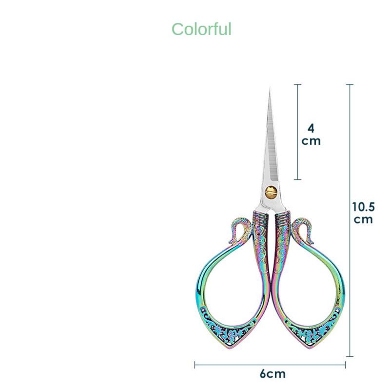 Stainless Steel Vintage Scissors Sewing Fabric Cutter Embroidery Scissors Tailor Scissor Scissor Household Sewing Accessories