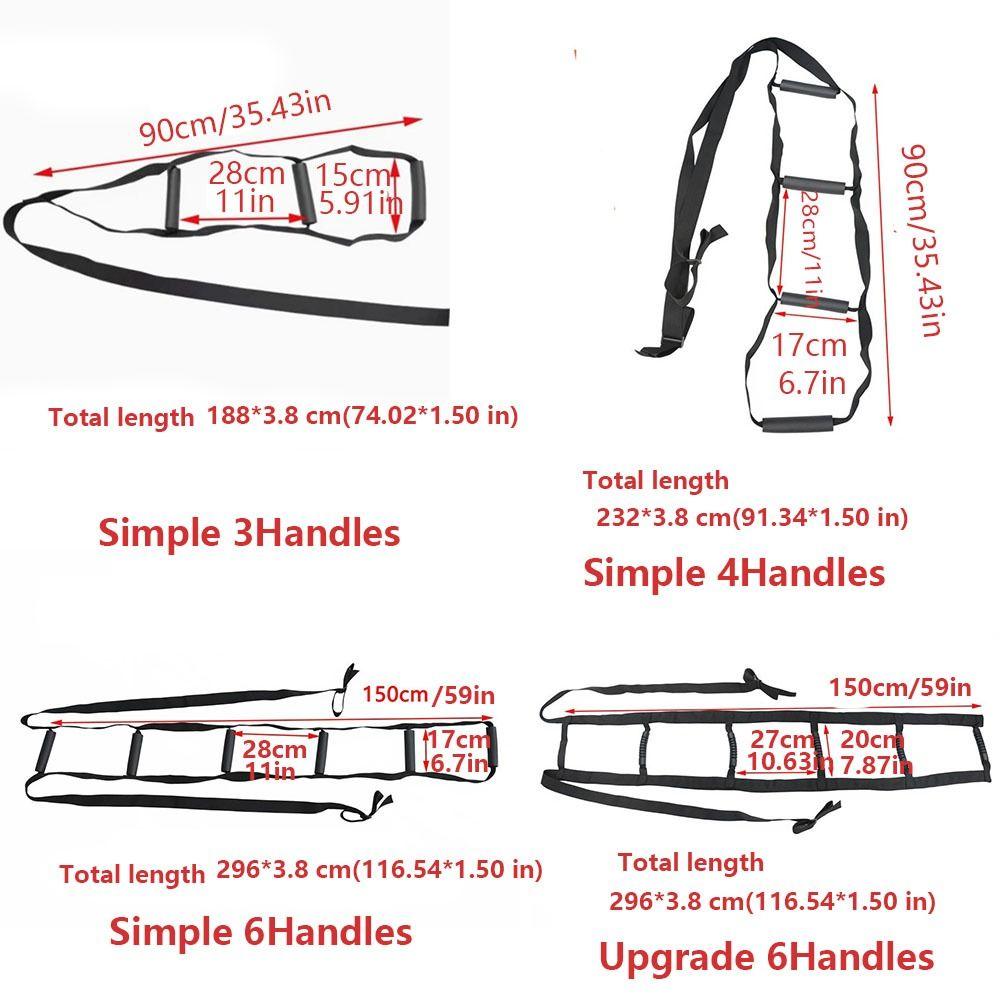 Elderly Get Up Aid Nylon Transfer Belt Elderly Mobility Aid for Safe Sitting/Standing Assistance Patient Lift Assist Strap