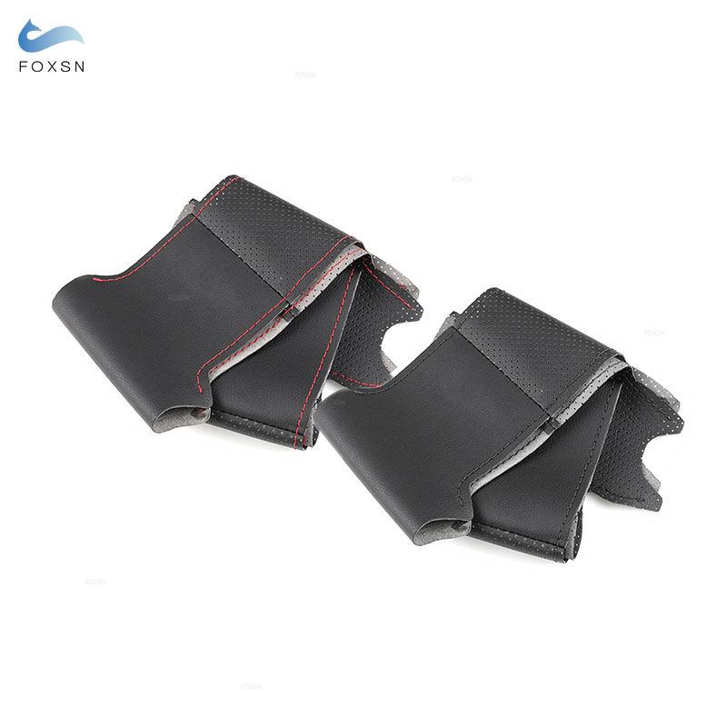 Аксессуары для салона автомобиля, кожаный чехол из микрофибры на руль для Renault Clio 5 (В) Зои