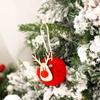 Wooden Elk Christmas Tree Ornaments Wool Felt Felt Deer Wooden Deer Ornaments Mini Elk Hanging Pendant Festive Atmosphere