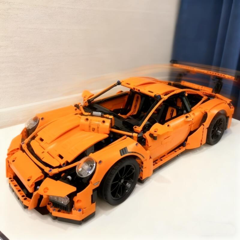 2704 шт. классический фильм 42056 MOC Кирпичи GT3 RS Технический Автомобиль Игрушки для Мальчиков Подарки Детям Конструктор Модели Строительные Наборы для Взрослых