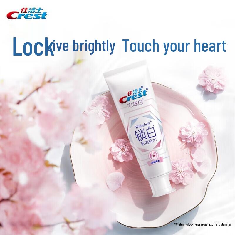 Crest Lock-White Отбеливающая зубная паста