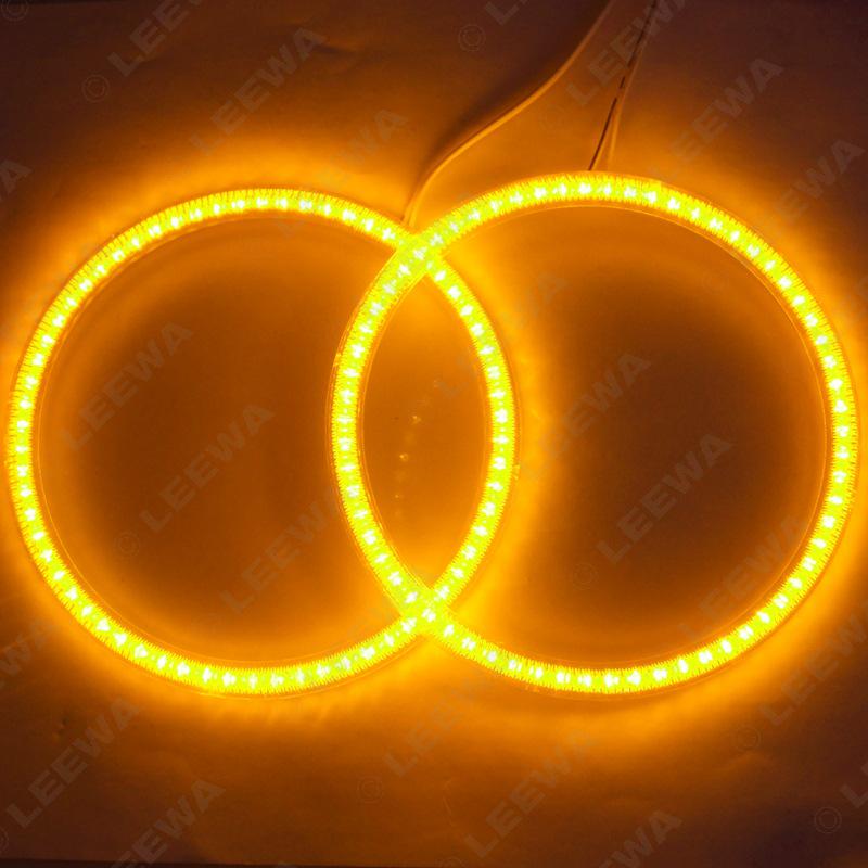 Hyundai Coupe/Tiburon Angel Eye Halo Headlights with Dust Cover (SMD)