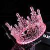 3.8 Корона из кристаллов на торт 'День Женщин' - Королева, Бант, Праздничный Аксессуар для Наряда