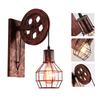 Подъемный блок настенный светильник винтажный индустриальный стиль железный настенный светильник декоративный свет