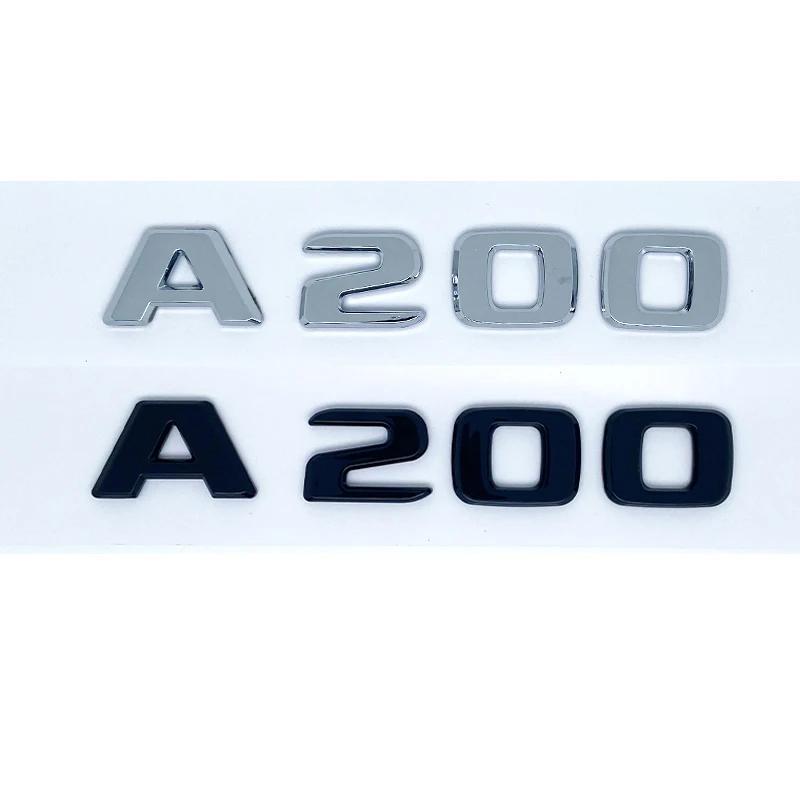 3D Letters A180 A200 A220 A250 A260 A180d A220d 4Matic ABS Emblem for Mercedes Benz A Car Trunk Rear Logo Sticker RK1
