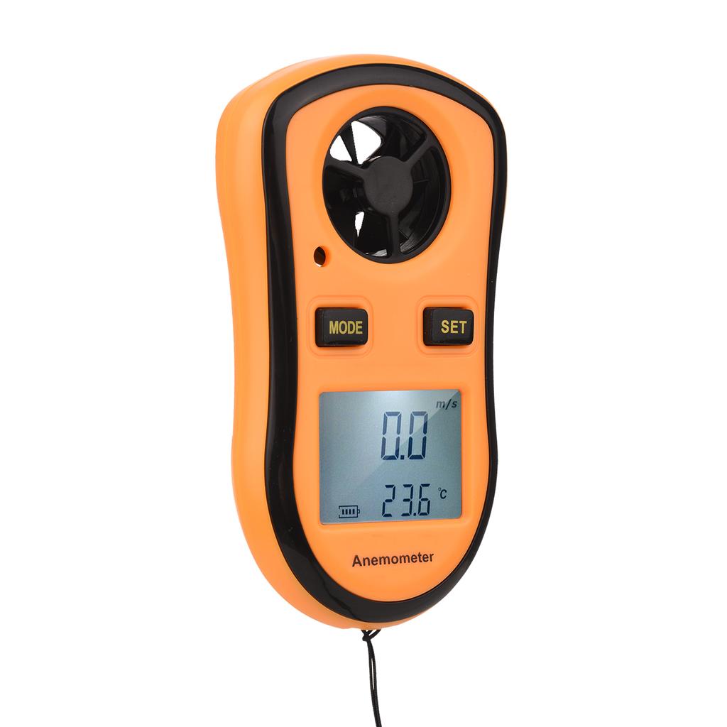 GM8908 Digital Anemometer Handheld Wind Speed Meter Gauge Air Velocity Temperature Tester with LCD Backlit Wind Chill