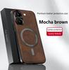Чехол для Xiaomi POCO X8 Pro Max, Роскошный чехол-бампер из ПУ-кожи с магнитной поддержкой MagSafe, Защитная задняя крышка для чехла телефона POCO X8 X8Pro Max