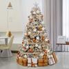Snowfall White Flocked Christmas Tree - 1.2/1.5/1.8/3m Bare Tree for Home Decoration