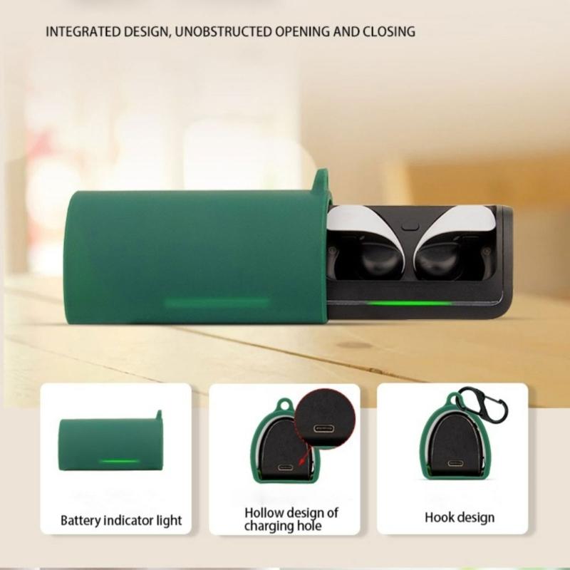 Совместимый для Pulse Explore Ударопрочный чехол-рукав для наушников Ударопрочный корпус Пылезащитный Моющийся Силиконовый чехол