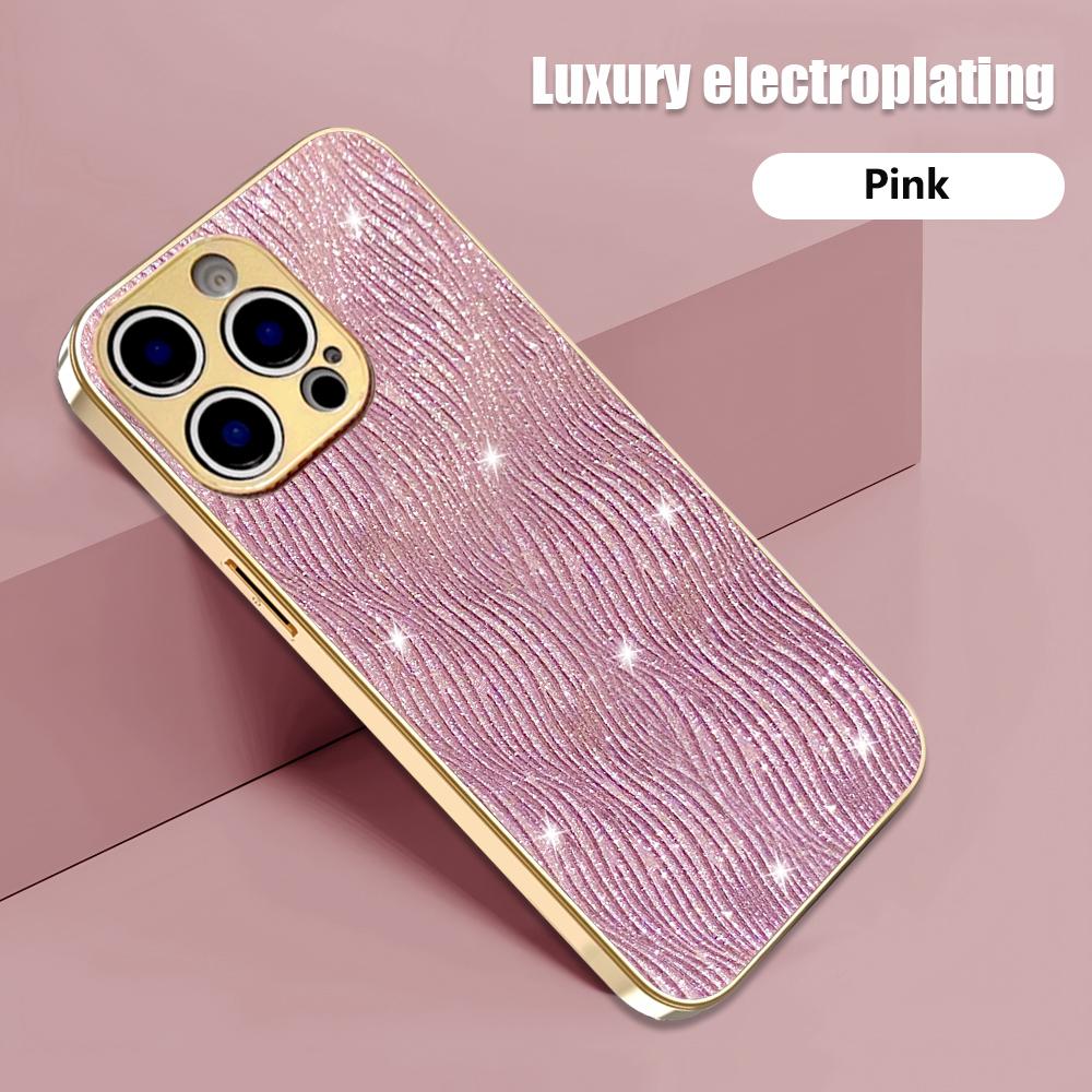 Гальванический чехол из ТПУ для телефона iPhone 16E 16 15 14 13 Pro Max 15Pro 16Pro Max 16 Plus Крышка Ударопрочные защитные чехлы для камеры